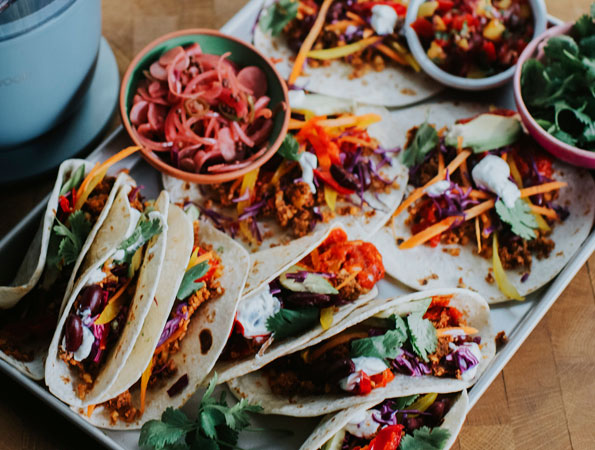 Χορτοφαγικά τάκος (Vegan tacos)