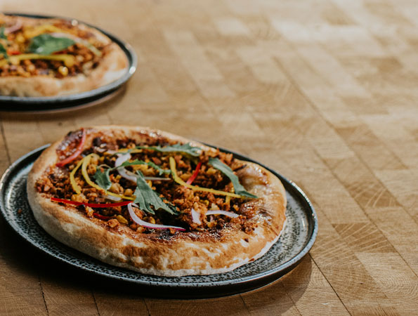 Γρήγορη Vegan BBQ Pizza